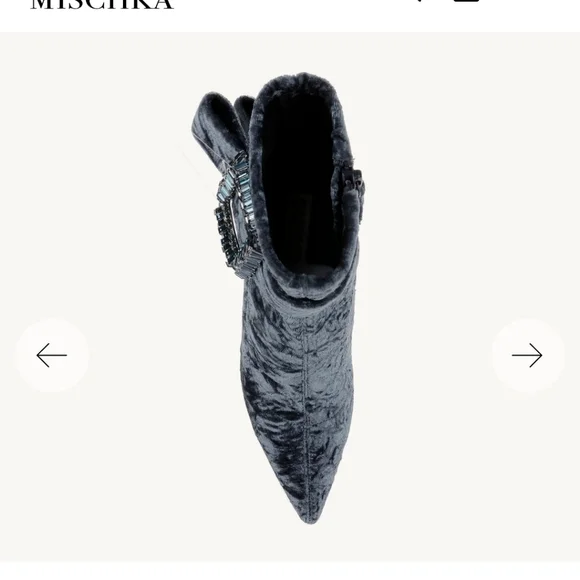 New In Box Badgley Mischka Adrian Ankle Boots Size 9.5 - Picture 5 of 13